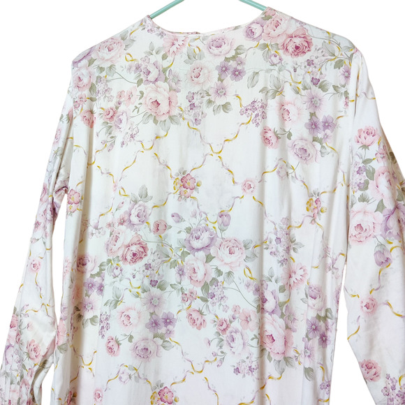 Floral Long Sleeve Midi Dress - Picture 3 of 9